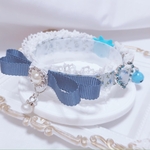 🧚‍♀️新作首輪💎フラワーガーデン💎スモークブルーリボン♡