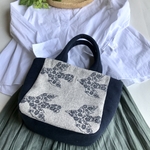jammy1201様のオーダー作品　ミナペルホネン　mina perhonen★オデッセイとウオッシュド帆布のしっかりバッグ
