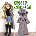 リカちゃん フードロングカーディガン 着せ替え服 ブライス