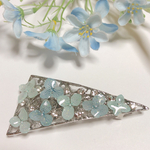 キラキラ綺麗な紫陽花バレッタ