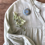 刺繍ブローチ