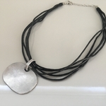 シルバーネックレス「ellipse」