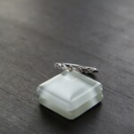 ブラウンダイヤモンド　クロス4爪CZレースリング　SILVER925