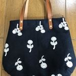 少し難あり　ミナペルホネン　bonheur  ハンドメイドバッグ
