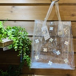再入荷【オンライン限定価格￥2,750→￥1,980】クリアビニーバッグ(ホワイトベージュカラー)