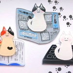 うちの猫様!ブローチ