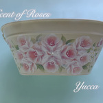 トールペイント  薔薇のアイアンBOX