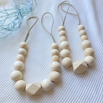 2本セットwoodenカーテンタッセル カーテンタッセル