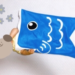おひるねアートに𖤐˒˒*こいのぼり