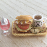 ベーグルサンドDセット♡ミニチュアフード♡