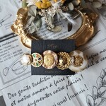 vintage gold hair clip ﾍｱｸﾘｯﾌﾟ ﾍｱｱｸｾｻﾘｰ