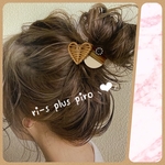 ꫛꫀꪝ✧‧˚新作 ヘアクリップ ❤︎.* ラタンハート