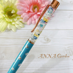 名入れ可♡ハーバリウムボールペン❁¨̮ 水色 蓋シンプル❁⃘*.ﾟ13