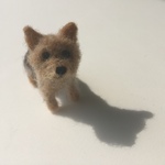 フェルト犬　ヨーキー　リンさん　<MW384>