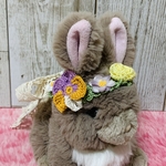 【再販】🌸Bカラー🌸手編みのお花華やかヘッドドレス