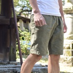 和布の風合いを楽しむ。大人のショートパンツ