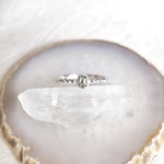 Tiny gem ring(natural diamond×silver925)