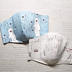 【予約再販】（化粧用）耳が痛くならない立体マスク（2枚組）【tonnonigaoe 様】