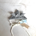 ちょこんと兜【　gray × White   】
