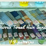 ＊new＊Harris Tweed hair band＊ハリスツイード ヘアバンド＊024