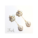 ♡フラワーチェーンピアス♡