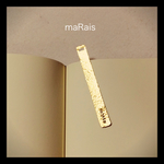 brass bookmark  “tag”