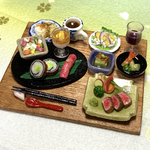 ミニチュア🌸ステーキ懐石