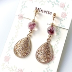 Minette☆ ノンホールピアス ( イヤリング )–CZ007 ❤︎ ピアス 変更無料 ❤︎