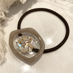 ハンドメイドヘアゴム　レジン　ヘアゴム　ハンドメイド　レジンヘアゴム　ニュアンス