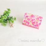 移動ポケット2way仕様　♡イチゴちょうちょ♡ピンク