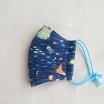 幼児～低学年むけ 立体マスク【海の生き物／ネイビー】