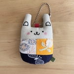 ミナペルホネン 春のうさぎのぬいぐるみ ٭ バッグチャーム.02