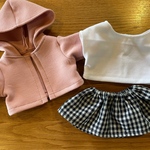 ぽぽちゃん服　パーカーセット①