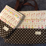 かわいいバレリーナ柄＊レッスンバッグ&上履き入れ