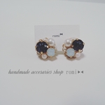 ビジューピアス♡ﾃﾞﾆﾑﾌﾞﾙｰ