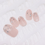 上品♡シルバーラメ×ストーン♡
