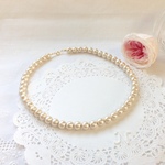 10e*コットンパール ネックレス《essentiel simple - 8》 