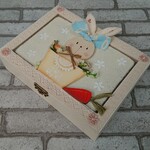 マスクケース or 小物入れ  「チビウサ」　