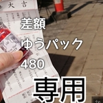 差額　レターパックプラスからゆうパックへ