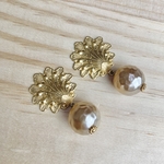 【chimie】vintage Japan Pearl /樹脂ピアス・ピアス・イヤリング