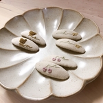 アルファベット入り刺繍パッチンピン*単品