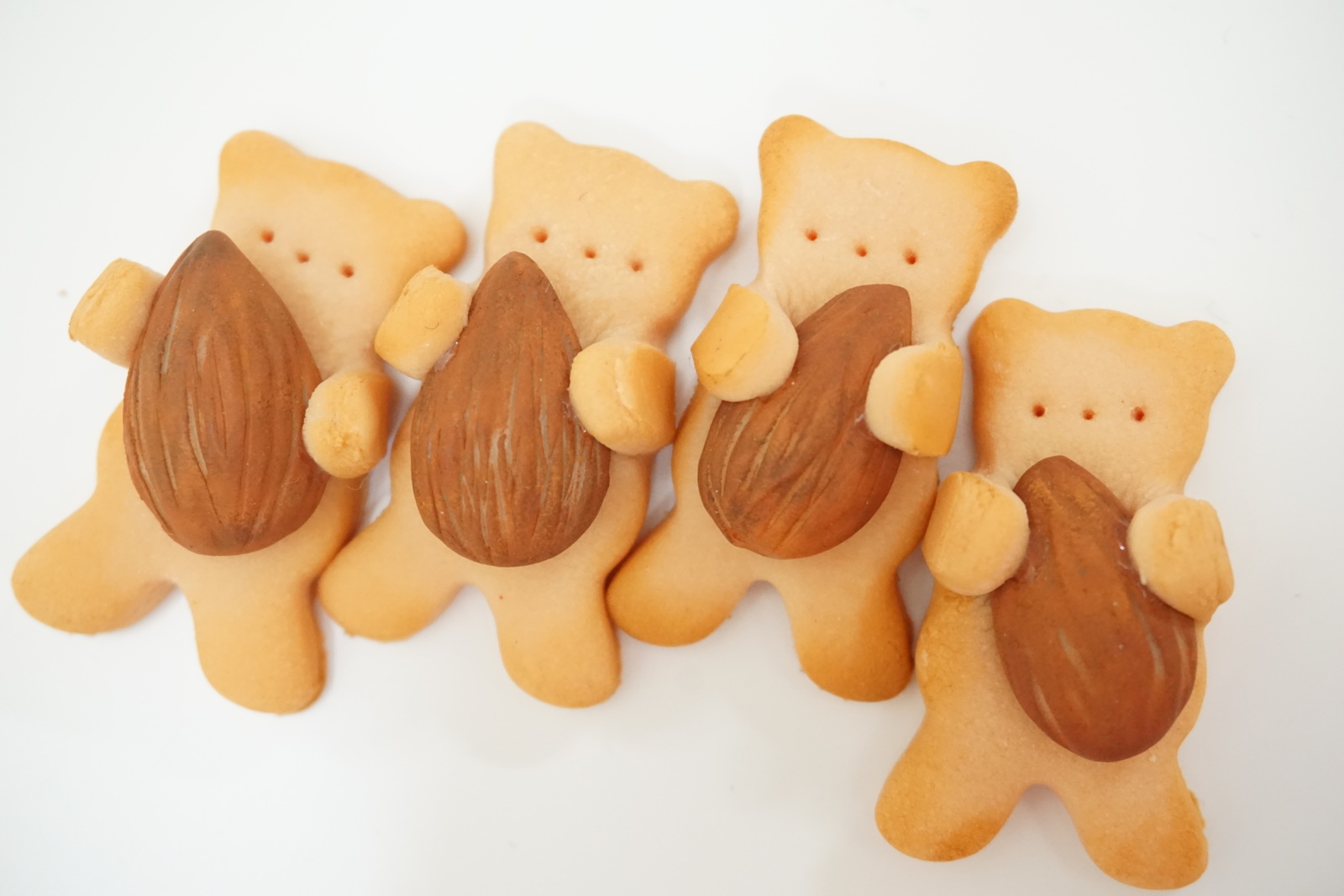 ハロウィン くまの抱っこクッキー キーホルダー フェイク