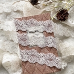 ＊再入荷＊1m 綺麗 花 フラワー 刺繍 チュールレース ブレード ライトベージュ BK210424 ハンドメイド 手芸 素材