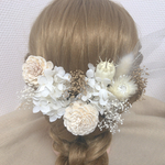 髪飾り ドライフラワー ヘッドパーツヘッドドレス