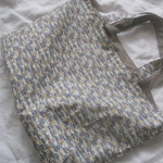 コットンレッスンバッグ*cars＊グレー