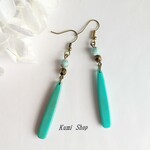 ターコイズロングピアス/イヤリング  