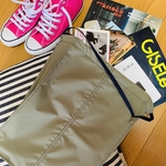 《値下げ》撥水！防水！巾着BAG L