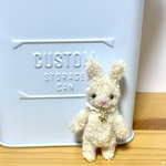 ミニチュア　白うさぎ