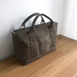 9色展開♡横長ファスナートートバック♡ヴィンテージ 帆布♡