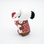 【張子人形】鶏と猿